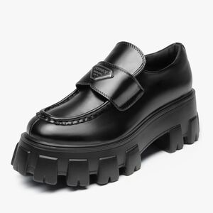 Dream Pairs Black Chunky Loafers